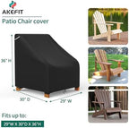 AKEfit Patio Adirondack Chair Covers 2 Pack - Image 2