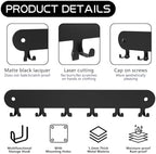 2 Pack Key Holder for Wall, Key Hooks, Key Holder Wall Mount Self Adhesive - Image 6