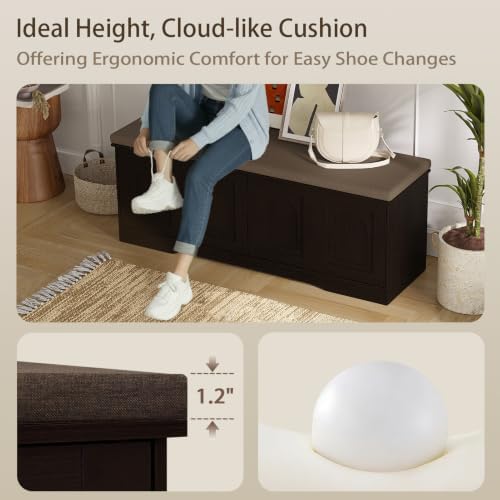 DINZI LVJ Shoe Storage Bench - Image 4