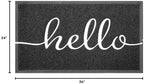 KILOCOCO Front Door Mat Hello Doormat Welcome Mats Outdoor Mat - Image 2