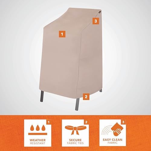 Modern Leisure Chalet Stackable/High Back Bar Chair Cover - Image 4