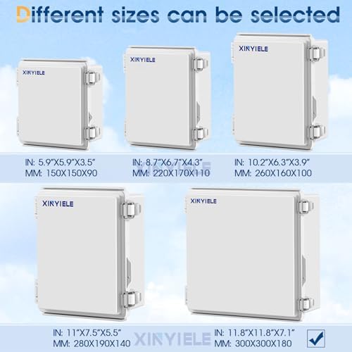 Waterproof Outdoor Project ABS Plastic Junction Box IP67 Weatherproof Dustproof - Image 4