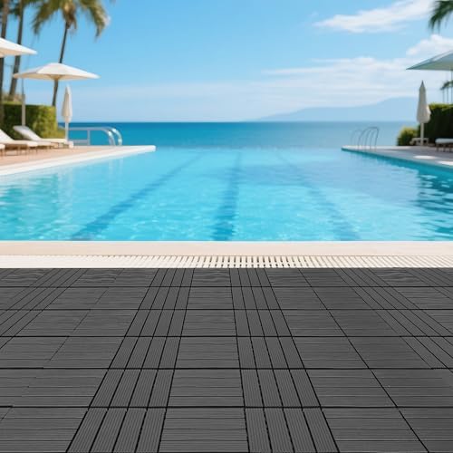 Interlocking Plastic Patio Deck Tiles, Waterproof All‑Weather Indoor & Outdoor - Image 5