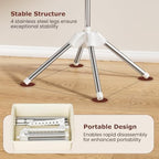 Foldable Clothes Drying Rack, Rotatable Free Standing drying rack, 1 Layer - Image 5