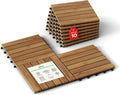 IDZO Interlocking Acacia Deck Tiles 9.6 SQFT by Idzo