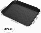 DZS 3 Packs Plastic Shoe Tray and Boot Mat, Durable Waterproof Entryway Tray - Image 2