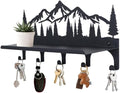 Key Holder for Wall, Metal Decorative Wall Mounted Mountain Key and Mail Holder by Monlyey