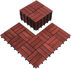 Bliss Outdoors Acacia Interlocking Deck Tiles - Image 2