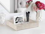 HofferRuffer Elegant Desktop Organizer, Vanity Tray, Bathroom Storage Tray - Image 3