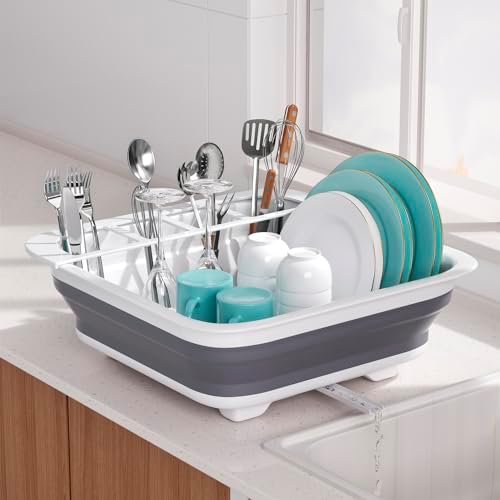 THANSTAR Collapsible Dish Drying Rack by THANSTAR