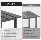 Kromax Outdoor Side Table, Small Outdoor Table - Image 6
