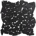 Black Pebble Tile for Shower Floor by Adolif