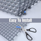 12 Pcs Interlocking Floor Tiles, 11.8 x 11.8 Inch Modular Cushion Mat - Image 6
