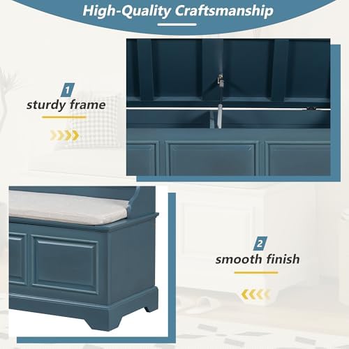Knocbel Rustic Entry Storage Bench - Image 4