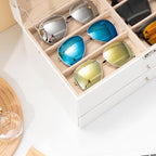 ProCase 3-Layer Sunglasses Storage Organizer -White - Image 5