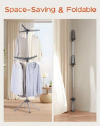 CASAMAYA Clothes Drying Rack Foldable, 74.8 inch 2 Tier Laundry Drying Rack - Image 3