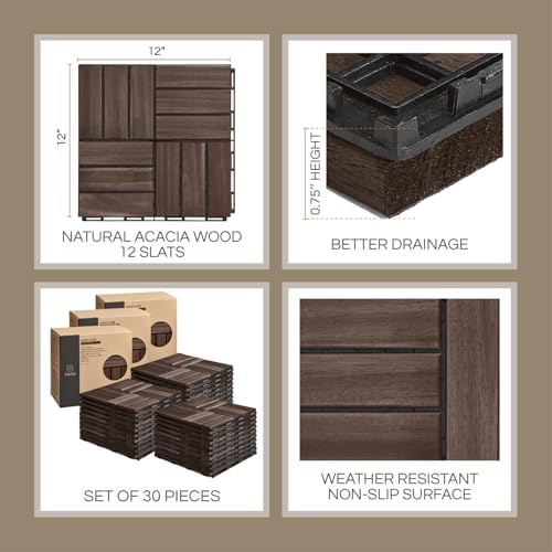 THYOI Premium Deck Tiles, Patio Flooring - Image 2