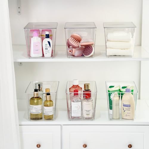 Vtopmart 6 Pack Clear Stackable Storage Bins - Image 5