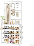Shoe Rack 5 Tier Shoe Organizer Storage 15-20 Pairs by OYREL