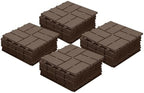 Interlocking Deck Tiles Outdoor Waterproof, Composite Patio Flooring by SHPAIDIRECT