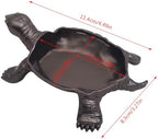 Turtle Shaped Metal Jewelry Dish Ring Holder Tray - Image 3