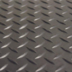 Rubber-Cal Diamond-Plate Rubber Flooring Roll - 3 mm x 4 ft x 1 ft Roll - Black - Image 3