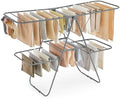 SONGMICS Clothes Drying Rack, Foldable 2-Level Stee Laundry Drying Rack by SONGMICSbySONGMICSHOME