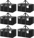6 Pack Extra Heavy Duty Large Moving Bags by Fygrip