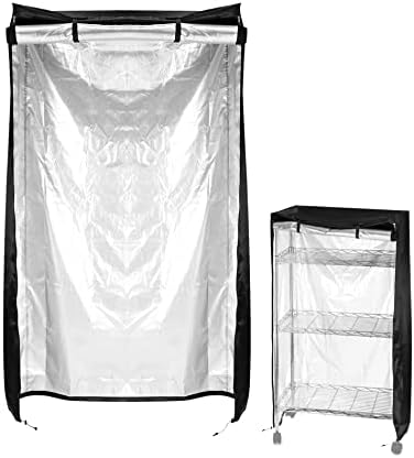 QWORK Storage Shelving Unit Cover, Wire Rack Cover - Image 7