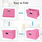 STOREONE Fabric Storage Cube Bins Foldable Organizer Container Collapsible - Image 6