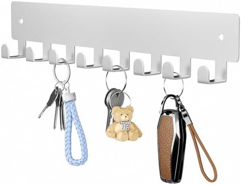 pickpiff Sliver Key Holder for Wall Adhesive, Key Hooks by pickpiff