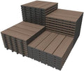 Interlocking Deck Tiles Outdoor Waterproof, Composite Patio Flooring by SHPAIDIRECT