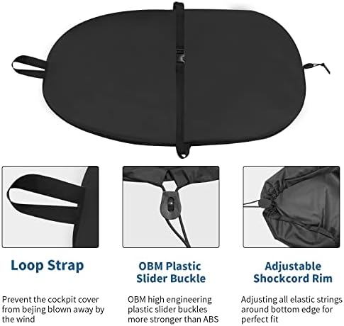 Universal Kayak Cockpit Cover Waterproof Seal Cockpit Cover - Image 4