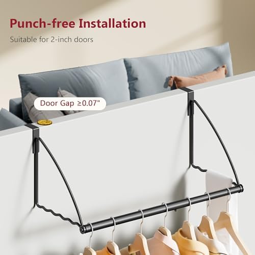 Tajsoon Over the Door Hanger Expandable & Adjustable - Image 4