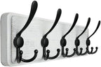 WEBI Coat Rack Wall Mount, Coat Hooks Wall Mounted, Coat Hanger Wall, Wood Hook by WEBI