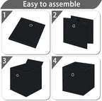 13x13x13 storage cube bins, collapsible fabric storage cubes Decorative storage - Image 6