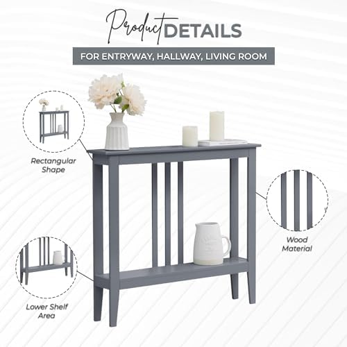 Kings Brand Narrow Console Table - Image 3