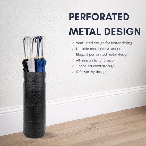 Concepts 21 inch Heavy Duty Metal Umbrella Stand - Image 4