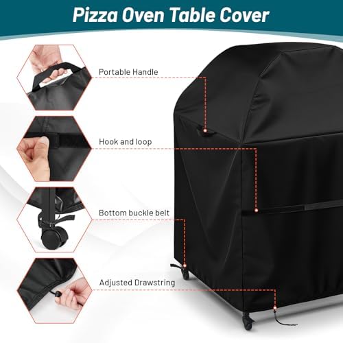 Outdoor Pizza Oven Table Cover for 32 Inch Medium Ooni Oven Table - Image 5