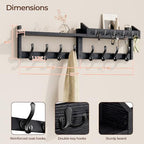 Evermagin 35" Coat Rack Wall Mount - Image 2