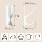 pickpiff White Self-Adhesive Hook, 13LB Hanger - Image 4