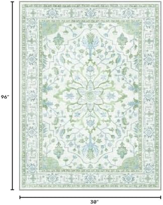 RELEANY Washable Area Rug, Runner 2'6"x8' - Image 2