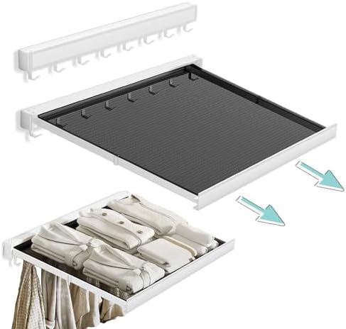 LETINE Wall Mounted Drying Rack: Retractable Indoor Clothes Drying Rack – by LETINE