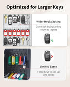Uniclife 24-Key Security Lock Box, Wall Mount Key Cabinet - Image 6