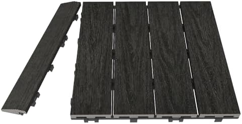 NewTechWood 1 in. x 1 ft. Quick Deck Composite Deck Tile Straight Fascia - Image 4