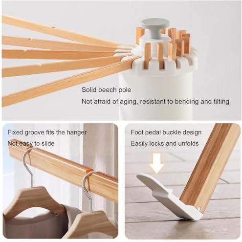 Tripod Clothes Drying Rack Foldable Laundry Drying Rack - Image 4