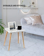 FORAOFUR Small Side Table, Quick Assembly End Furniture - Image 6