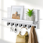 HONJIN Key Holder for Wall: Upgraded 7 Sturdy Key Hooks Easy Installation Mail - Image 6