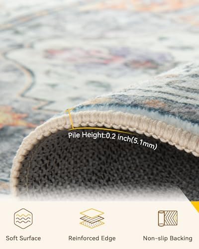 RELEANY Washable Area Rug - Image 3