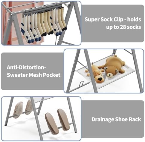 APEXCHASER Ultra Thin Drying Rack - Image 4